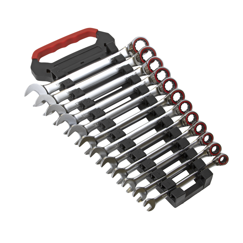 Reversible Ratchet Combination Spanner Set12 Piece Metric