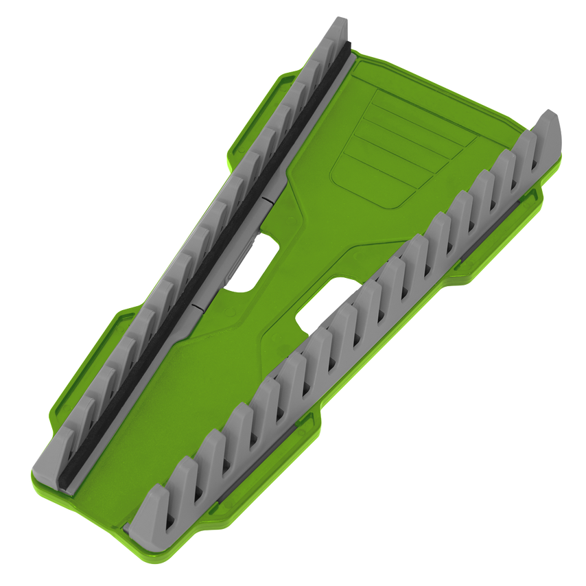 Reversible Spanner Rack16 Piece Hi-vis Green
