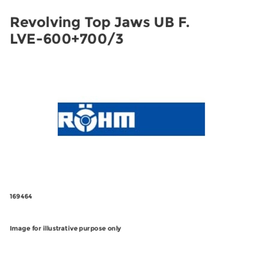 Revolving Top Jaws UB F. LVE-600+700/3