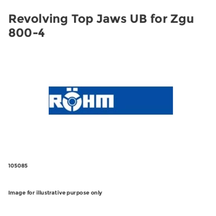 Revolving Top Jaws UB for Zgu 800-4