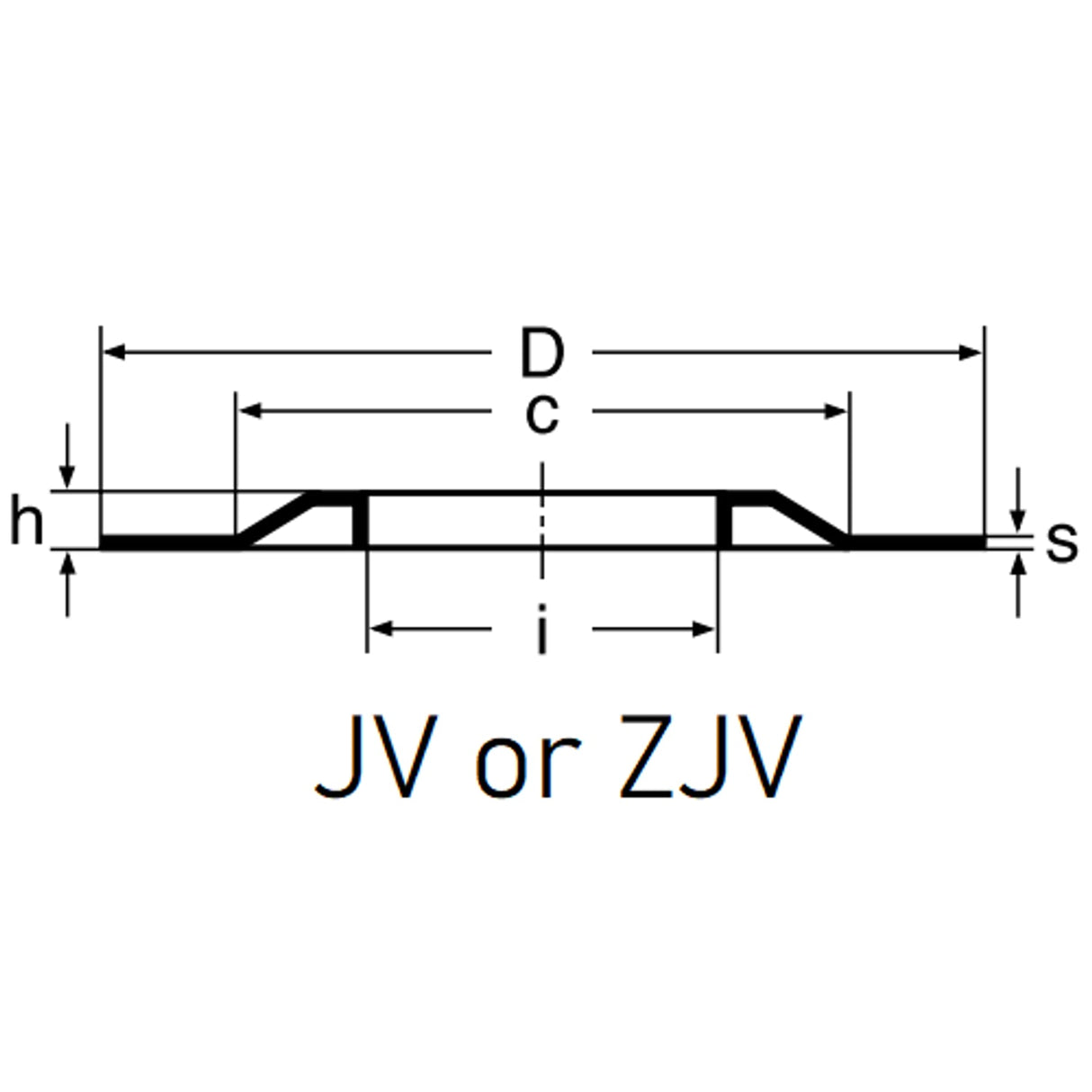 Ring - 6017-JV - Pack of 4