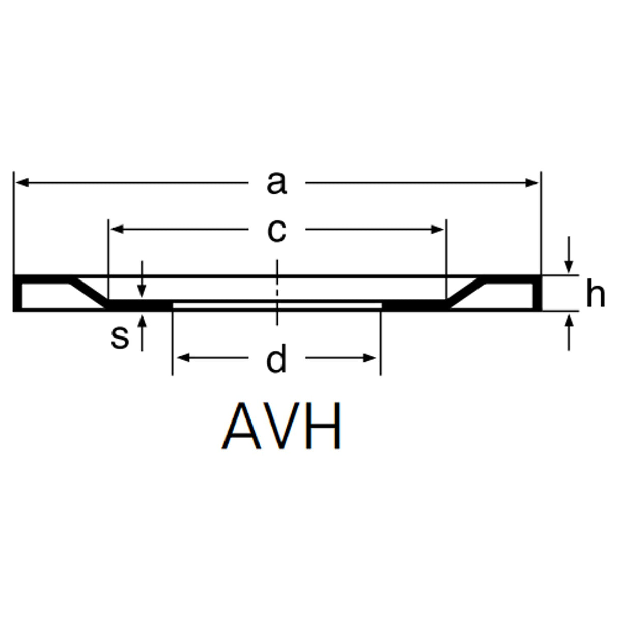 Ring - 7309-AVH - Pack of 4