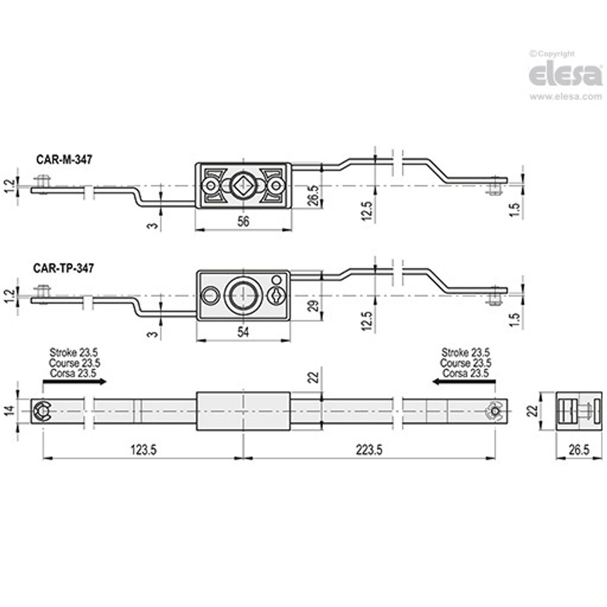 Rod control-CAR-M-347 - 420031-E