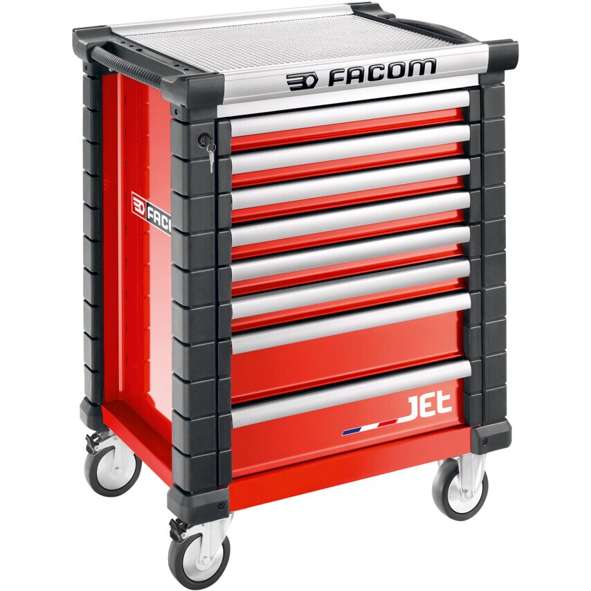 Rollcab JETM3 8 Drawers Red