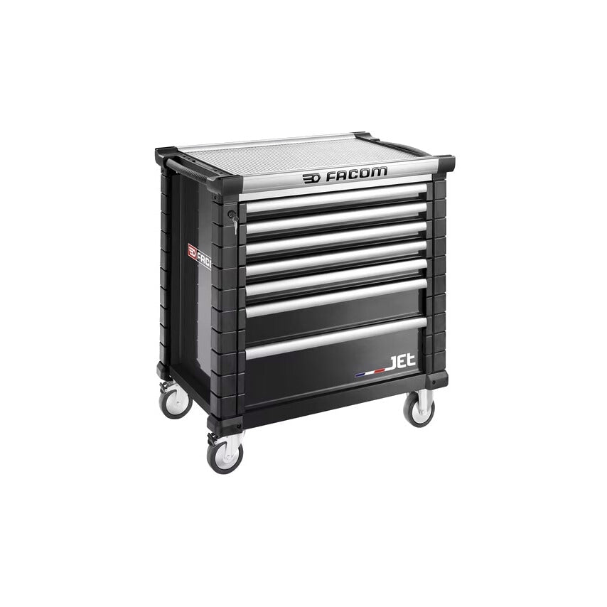 Rollcab JETM4 7 Drawers Black
