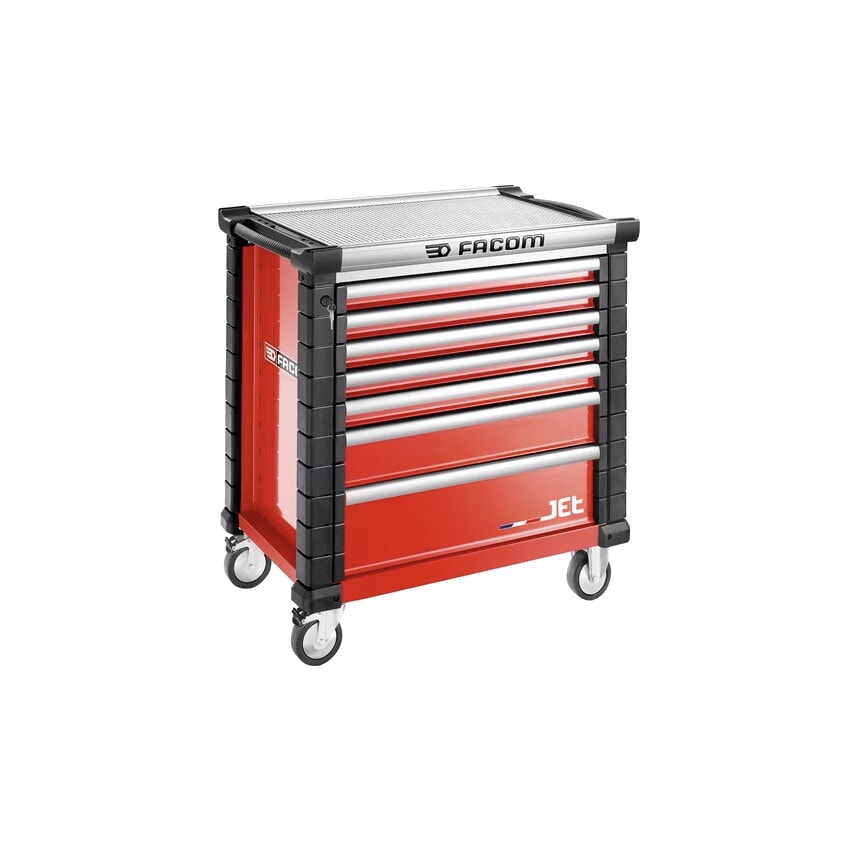 Rollcab JETM4 7 Drawers Red