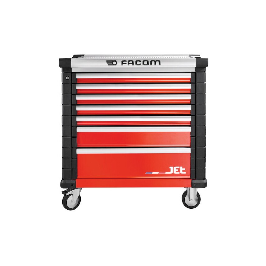 Rollcab JETM4 7 Drawers Red