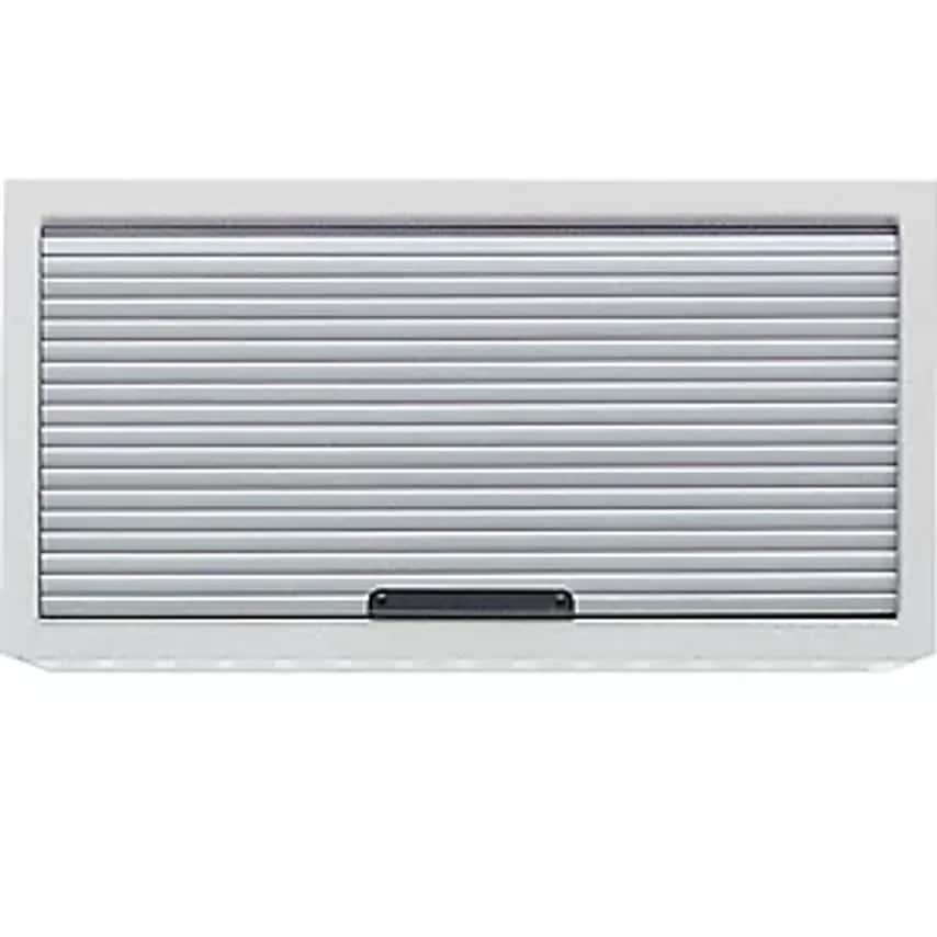 Roller Shutter Wall Mounted Cupboard, HxWxD 350 X 680 X 280mm, For Mounting On Perforated Panels