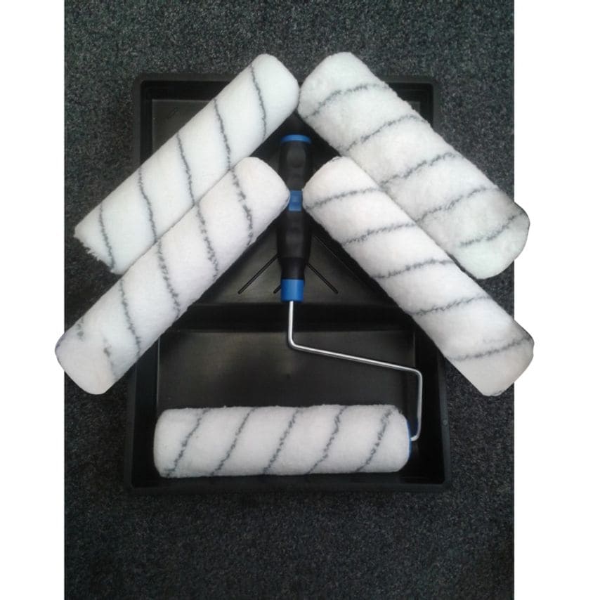 Roller and Tray Set with 5 Sleeves