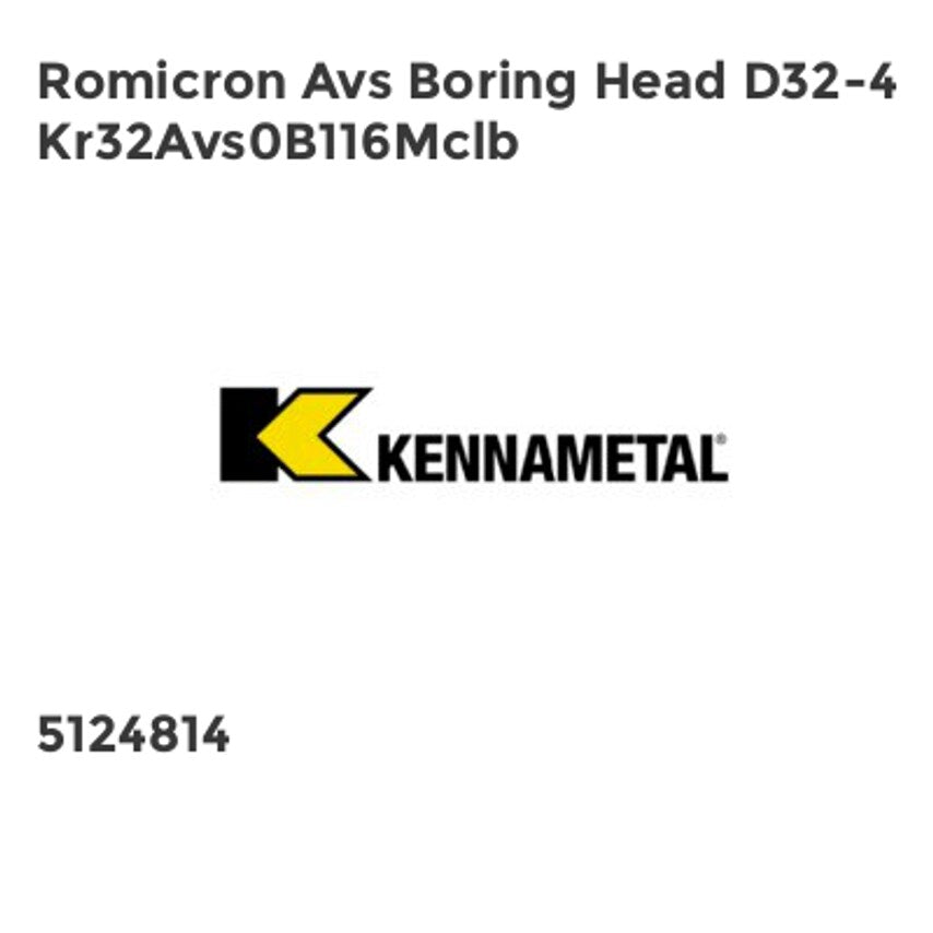 Romicron Avs Boring Head D32-4 Kr32Avs0B116Mclb
