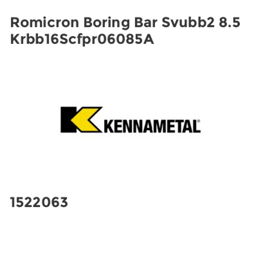 Romicron Boring Bar Svubb2 8.5 Krbb16Scfpr06085A