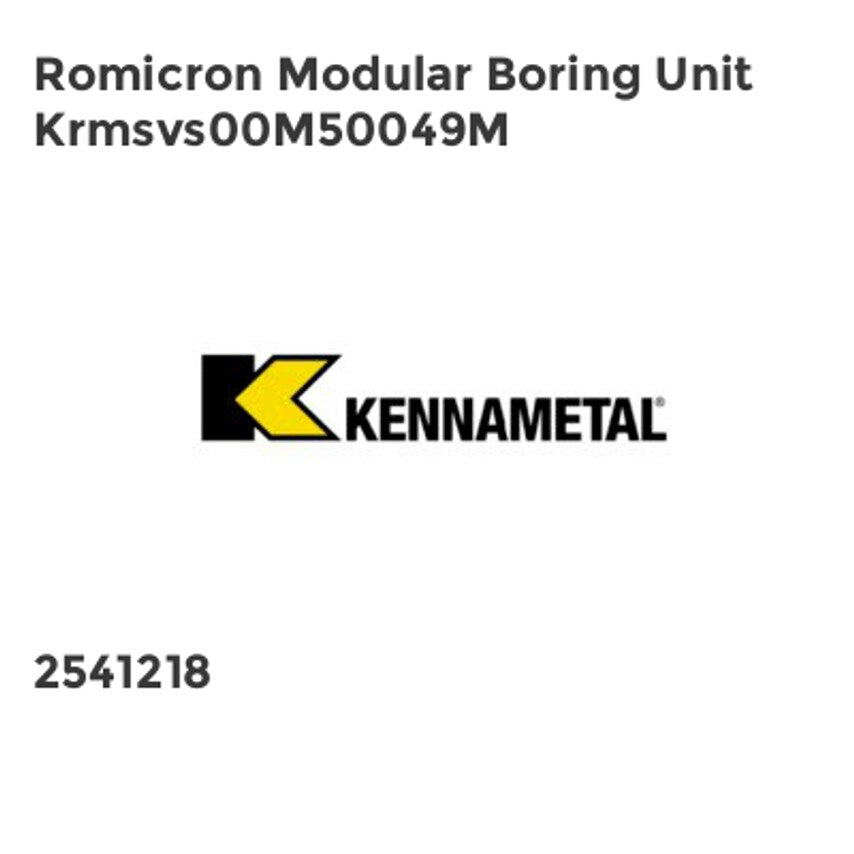 Romicron Modular Boring Unit Krmsvs00M50049M