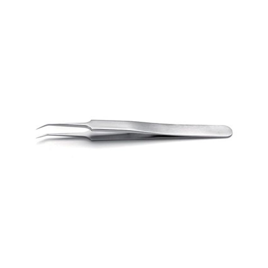 Rotilabo Precision Tweezers Angled SA Type 5B L 110 mm SS 0.08 mm