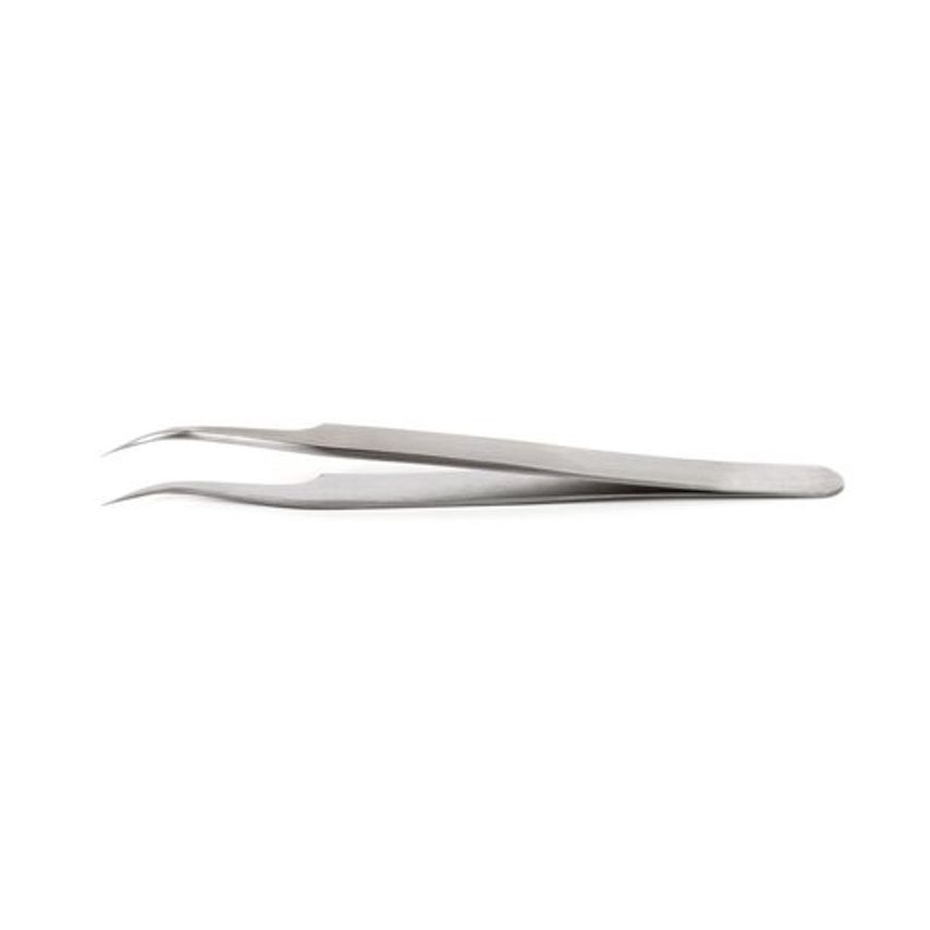 Rotilabo Precision Tweezers Bent DX Type 7L 118 mm SS 0.05 mm 1 Units