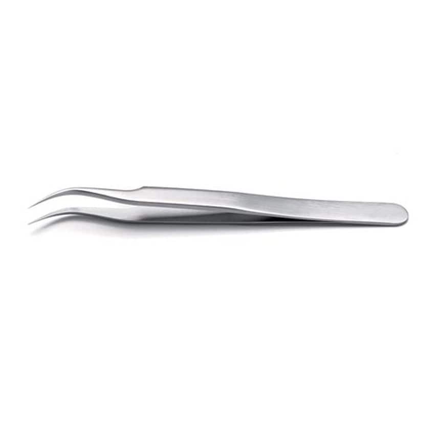 Rotilabo Precision Tweezers Bent S Type 7L 118 mm SS 0.09 mm 1 Units