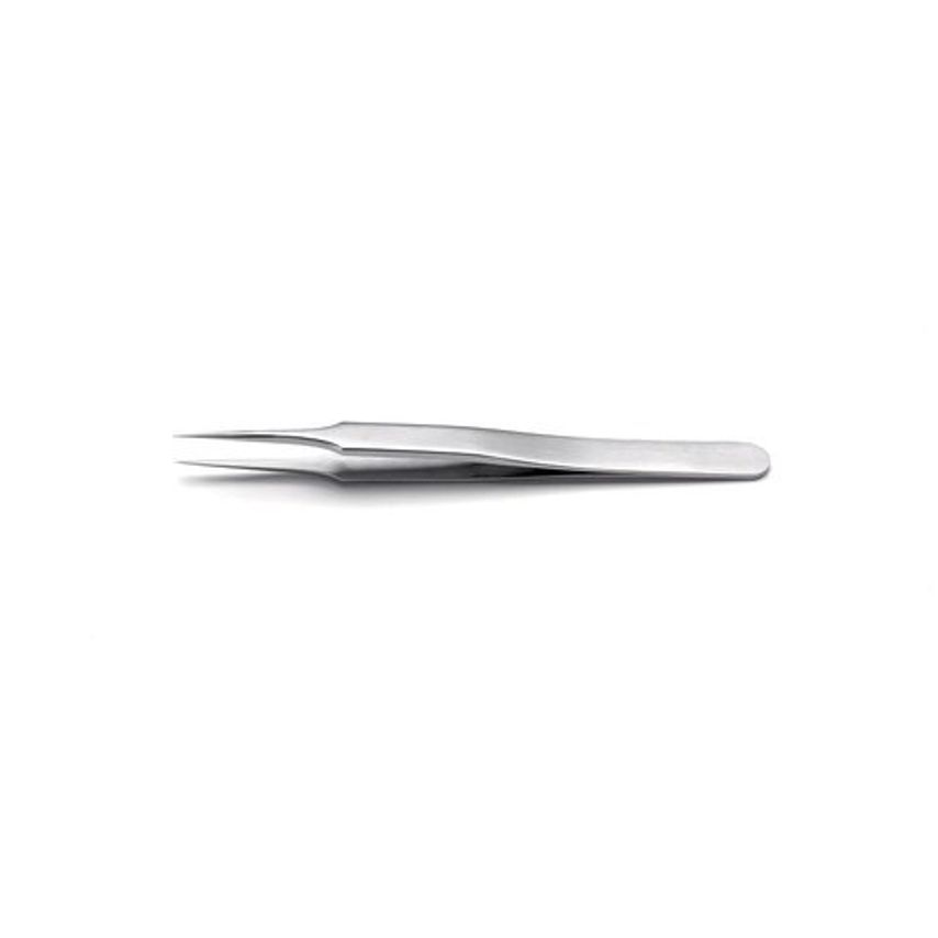 Rotilabo Precision Tweezers Straight SA Type 4L 110 mm SS 0.08 mm