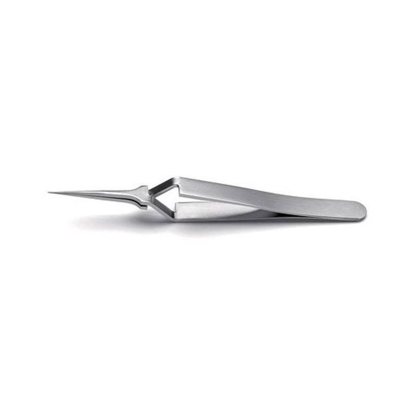 Rotilabo Precision Tweezers Straight SA Type 5X L 110 mm SS 0.10 mm