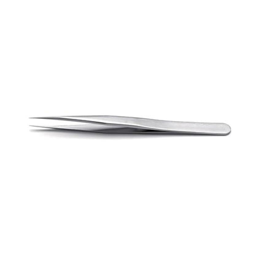 Rotilabo Precision Tweezers Straight S Type 1L 120 mm SS 0.10 mm 1 Units