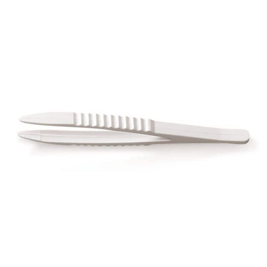 Rotilabo - disposable Tweezers Sterile ABS White Width 4 mm Length 120 mm -00