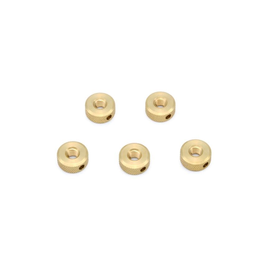 Rotur Pen Mandrel Spares - 5 x Brass Nuts