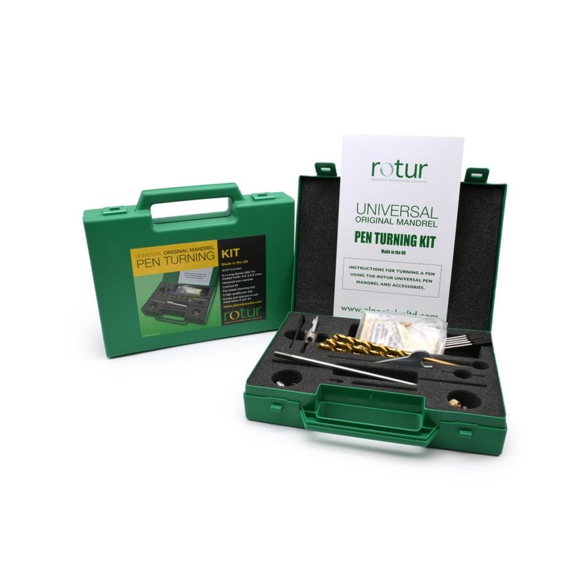 Rotur Pen Turning Kit In Case - No Shank 0MT/K