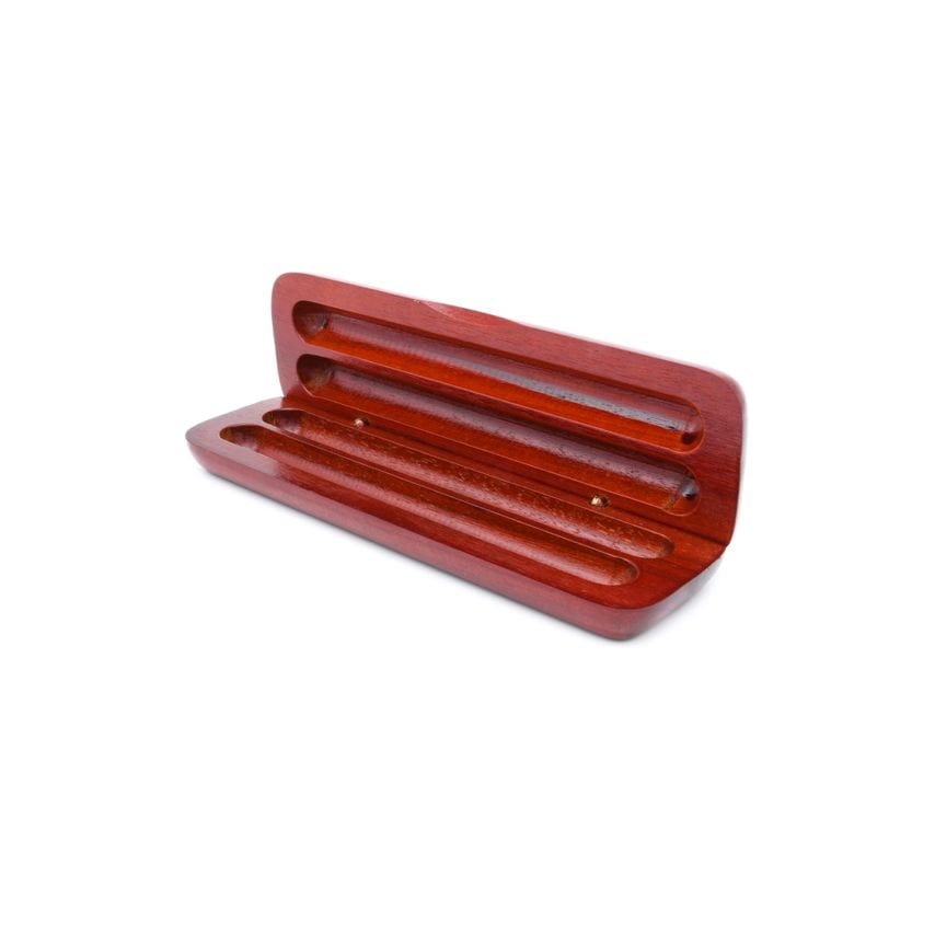Rotur Wooden Pen Case Rosewood Colour (double)