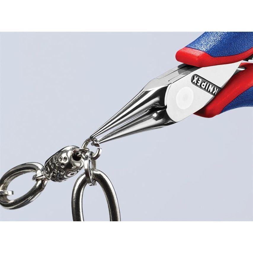 Round Nose Electronics Pliers Multi-Component Grip 115mm KPX3532115