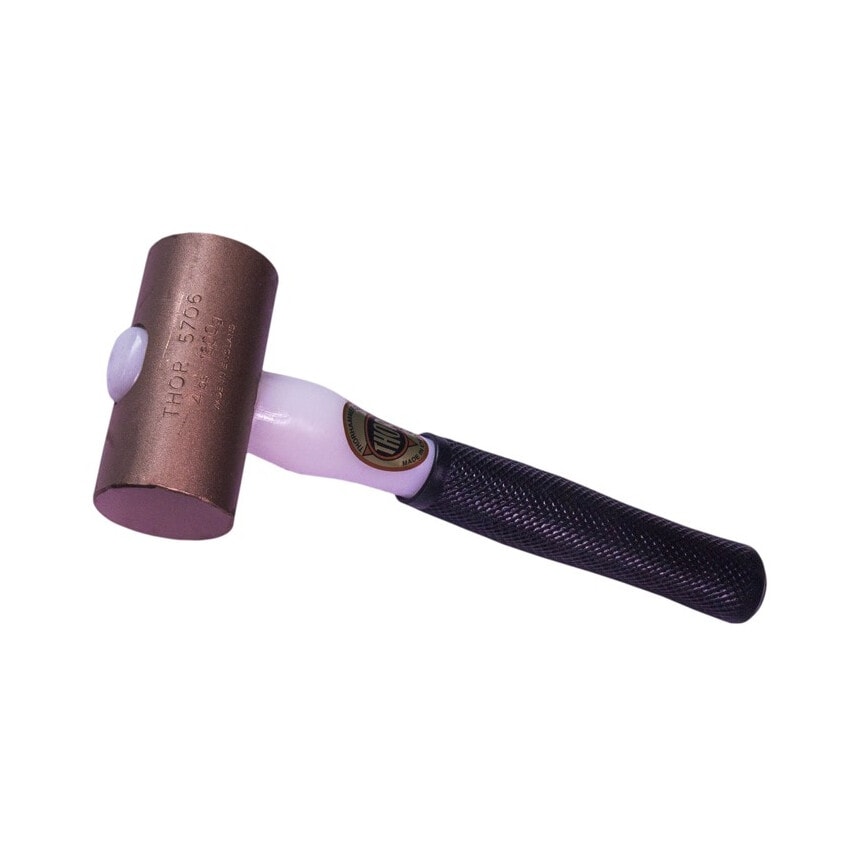 Round Solid Copper Mallet Plastic Handle