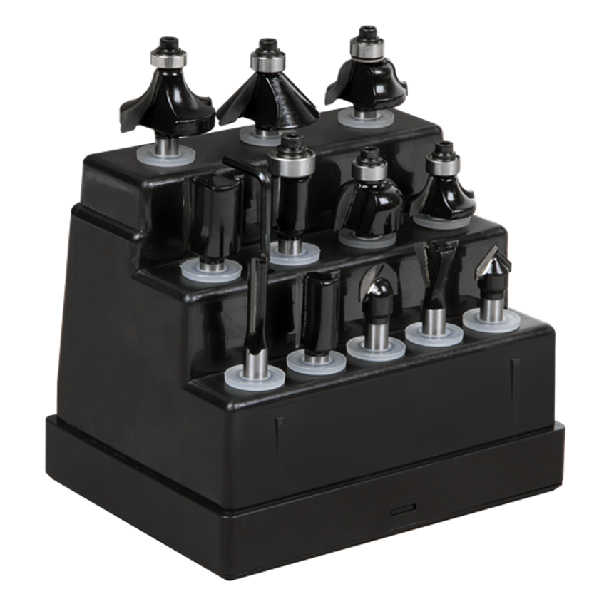 Router Bit Set 1/4" Shank 12pc