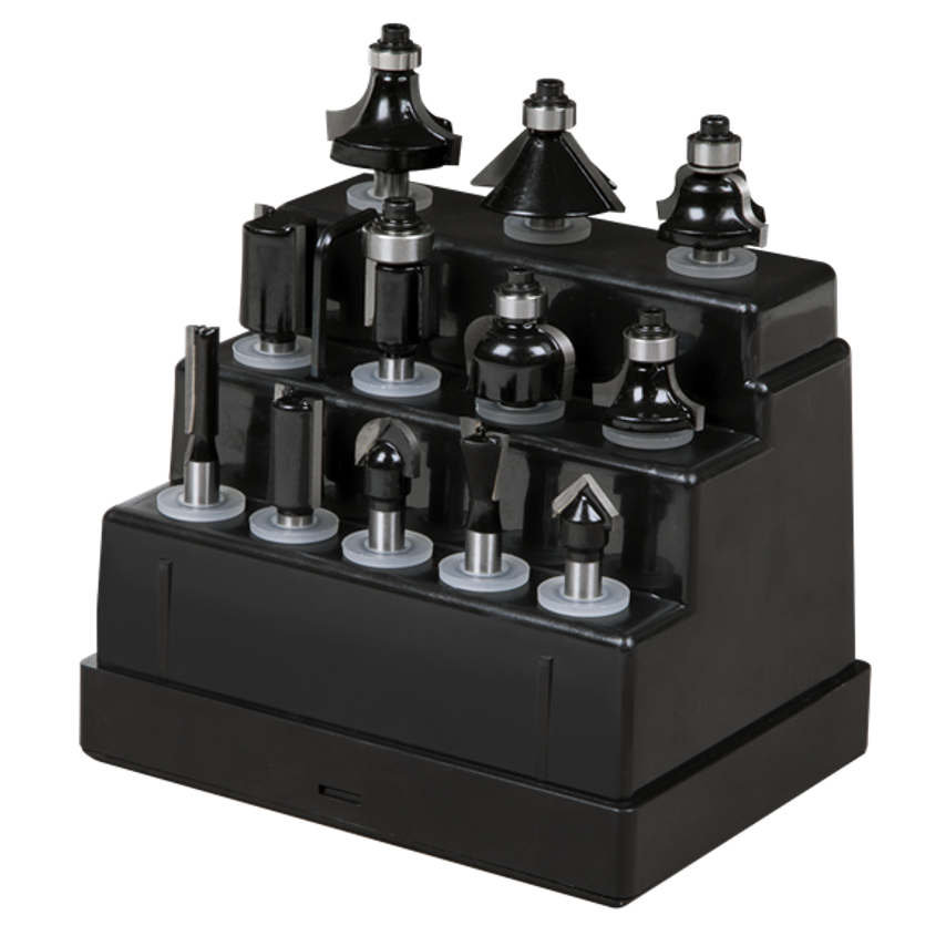 Router Bit Set 1/4" Shank 12pc