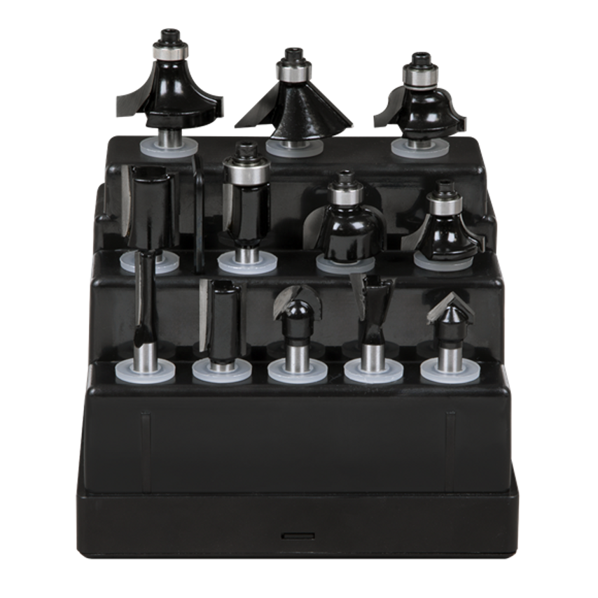 Router Bit Set 1/4" Shank 12pc