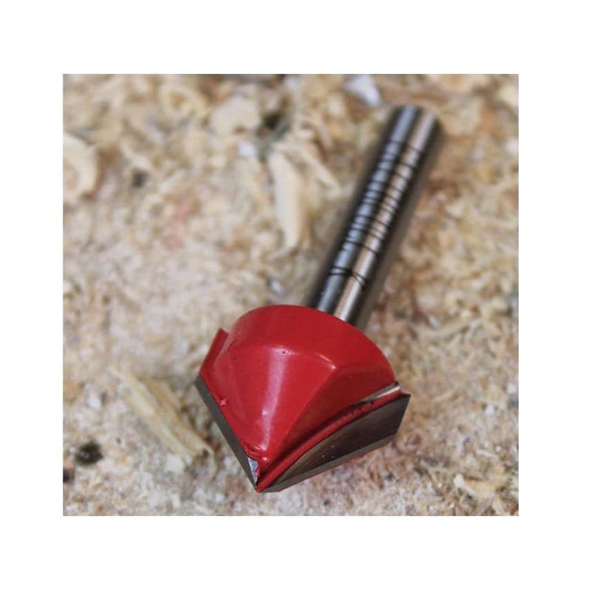 Router Bit TCT V-Groove 13.0mm x 19.1mm 1/4in Shank FAIRB51