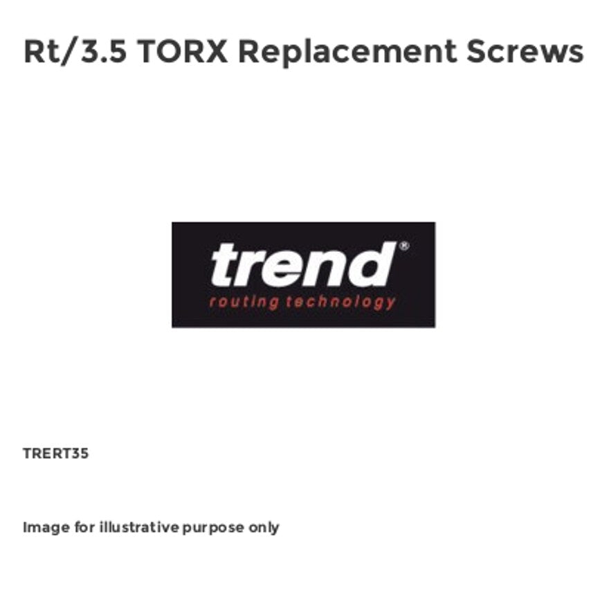 Rt/3.5 TORX Replacement Screws TRERT35