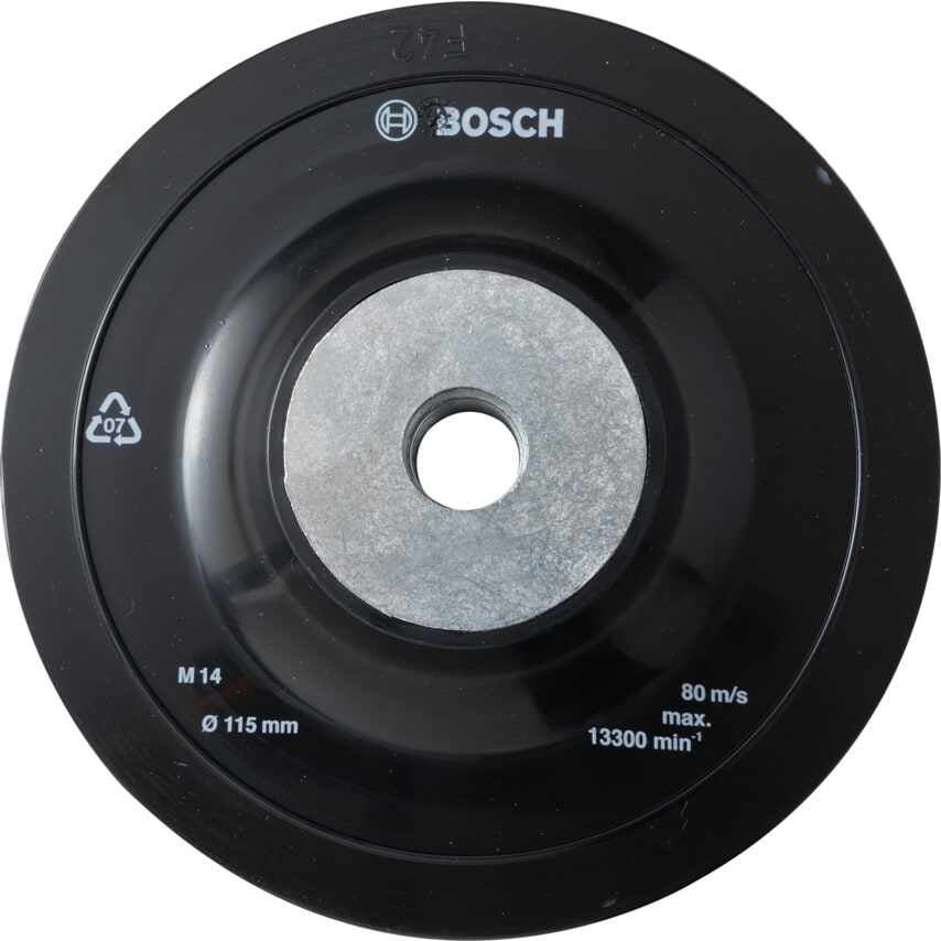 Rubber Backing Pad for Angle Grinders 115mm M14 (2608601005)