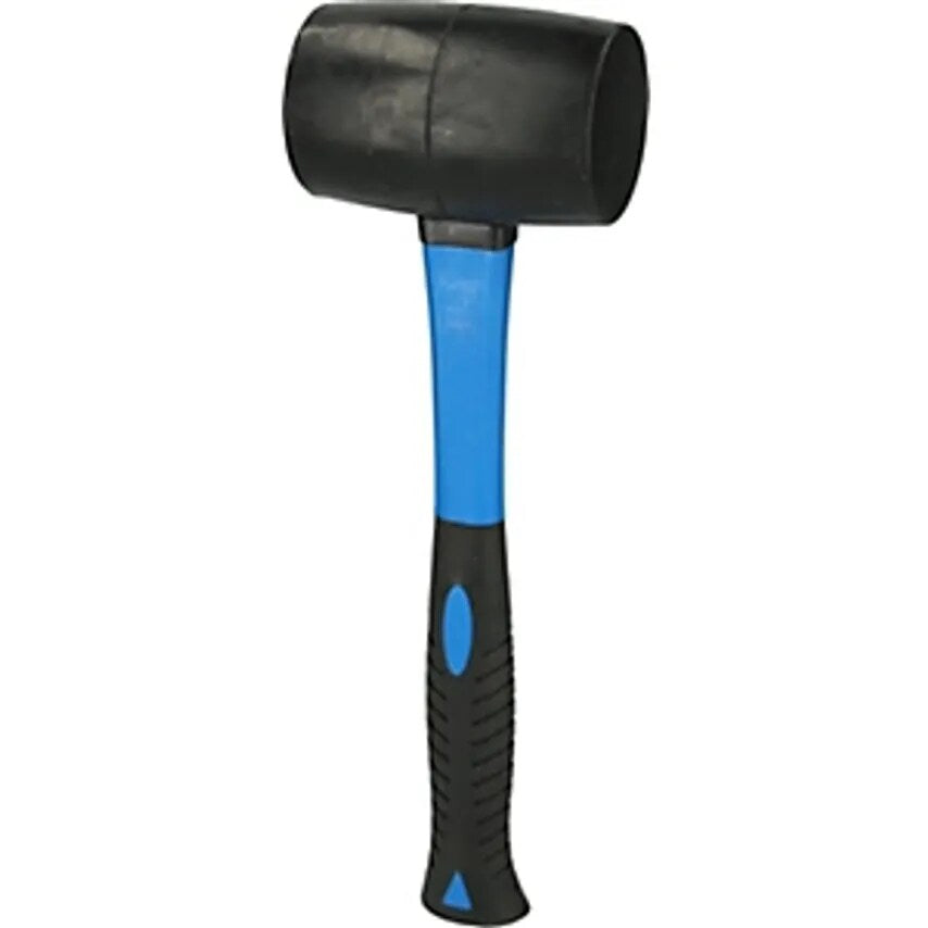 Rubber Mallet Fibreglass Handle 500 G Length 325 mm
