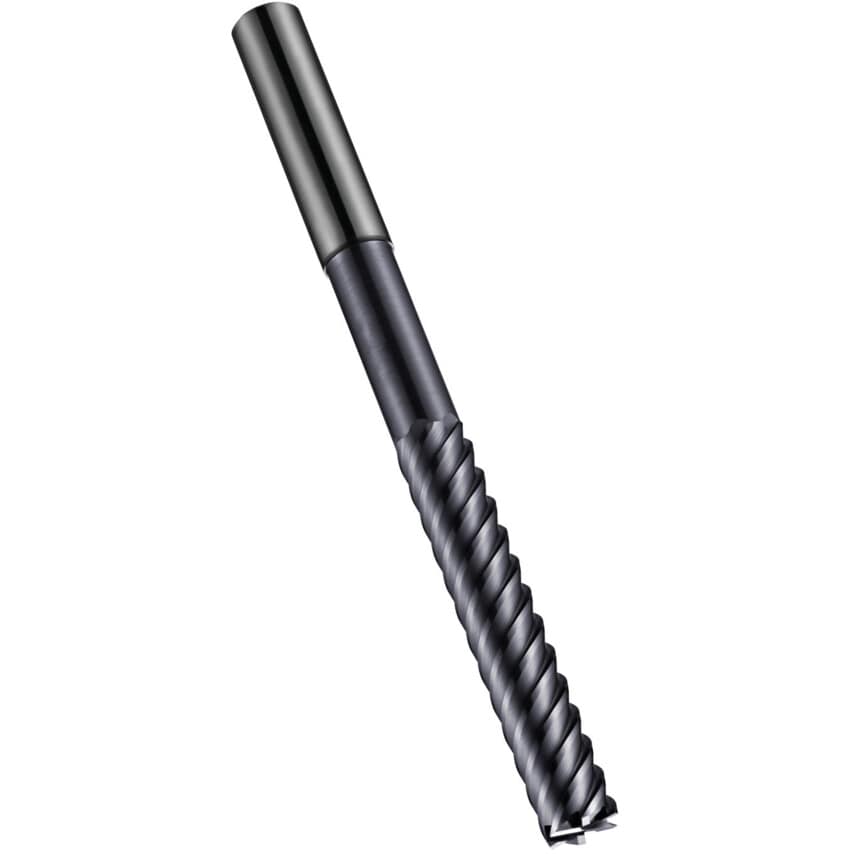 S227 16.00mm Carbide Multi Flute Extra Long End Mill - AlTiN Coated