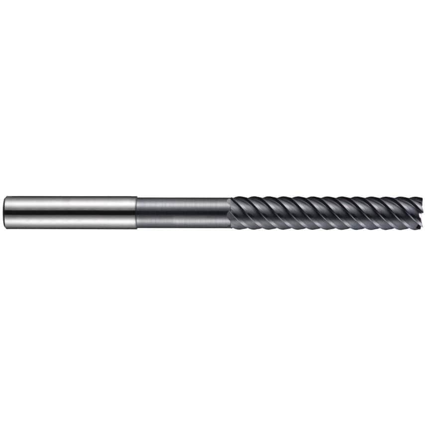 S227 6.00MM Carbide Multi Flute Extra Long End Mill - AlTiN Coated