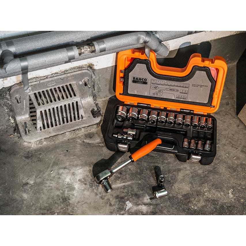 S240 1/2in Drive Socket Set, 24 Piece BAHS240