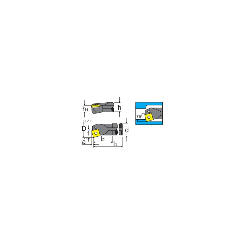 S25T PSKNR 12 Boring Bar