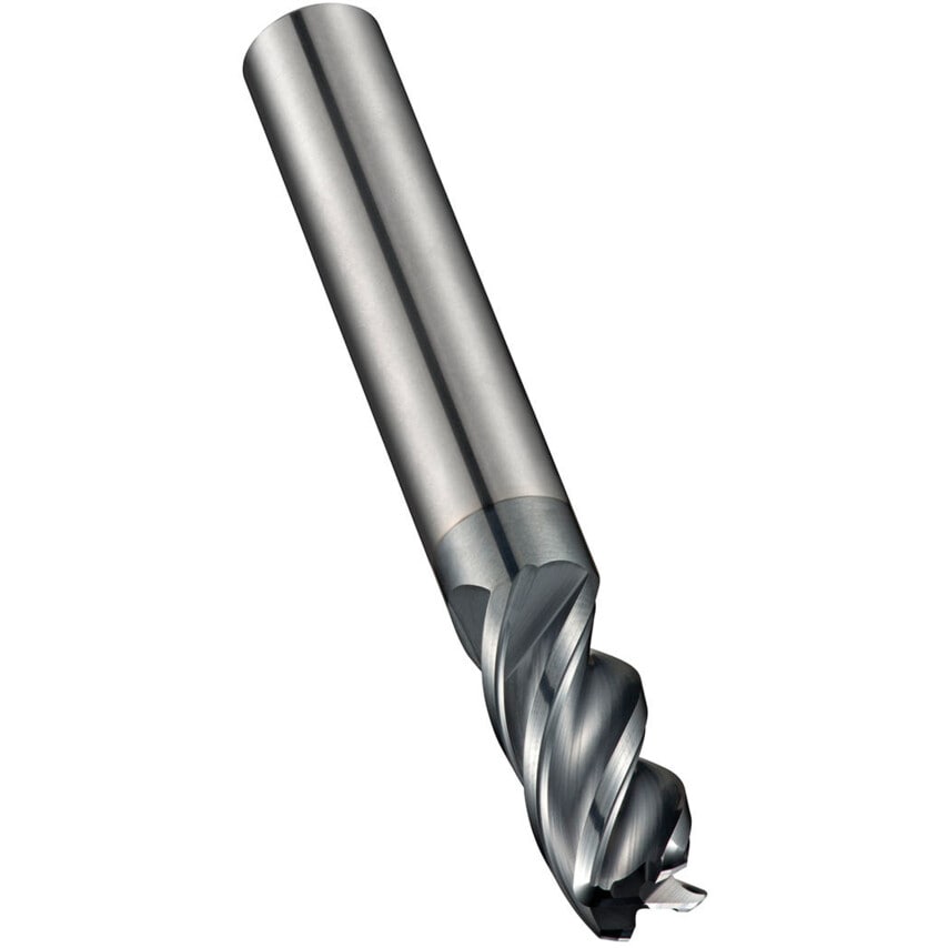 S262 4x0.3mm Carbide Alcrn 4FLSHORT Unequal Pitch End Mill