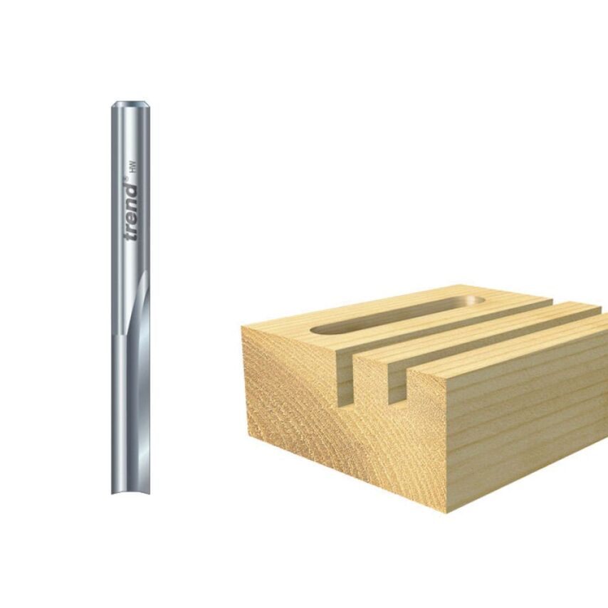 S3/22 X 1/4 Solid Two Flute Cutter 6.3 X 25MM