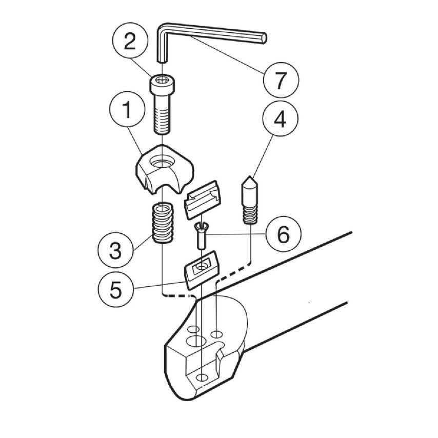 S32U-CKUNL 16 Toolholder
