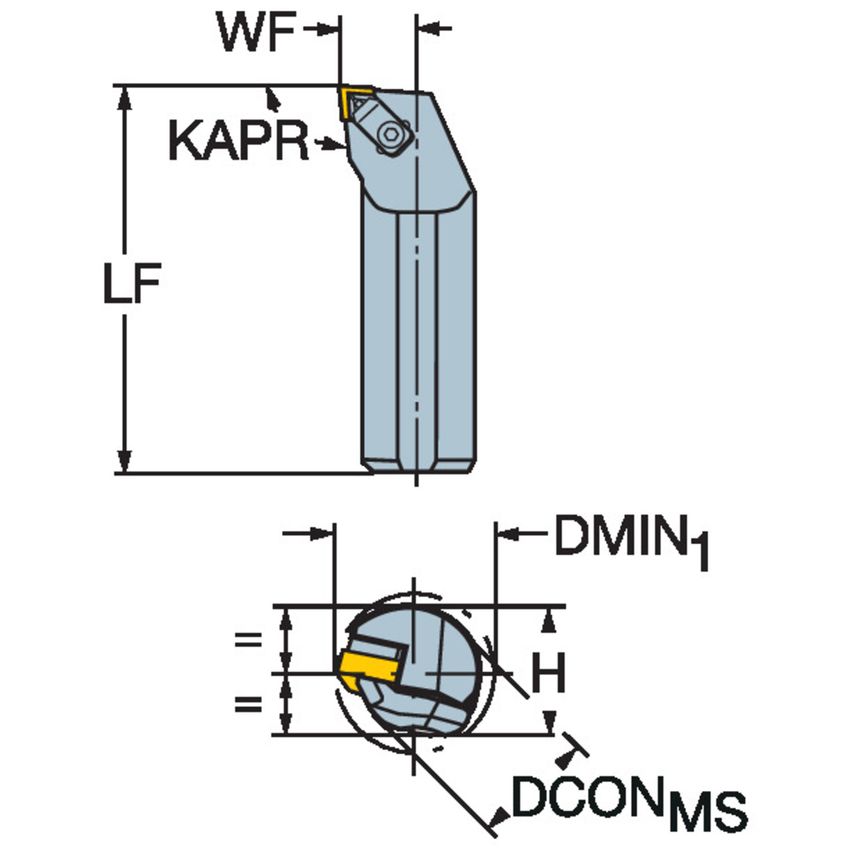 S40T-CCLNR 12-IC Tool Holder