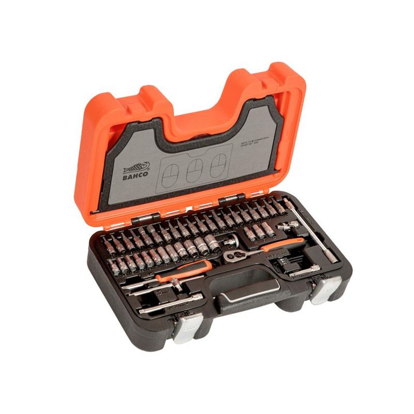 S460 1/4in Drive Socket Set, 46 Piece BAHS460