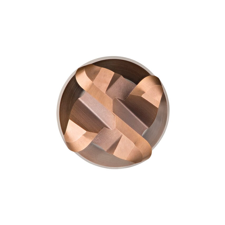 S523 10.00mm X 1.0mmR 4FL Carbide End Mill TiSiN