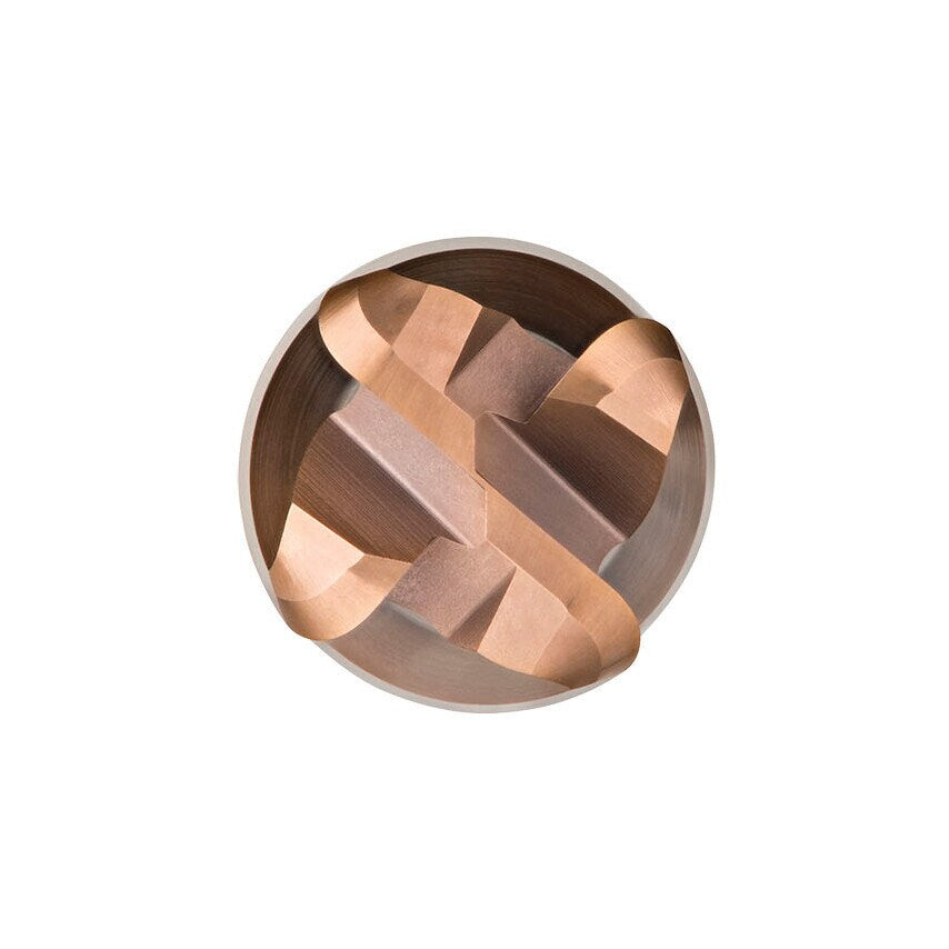 S523 5.00mm X 0.3 mmR X D6 4FL Carbide End Mill TiSiN