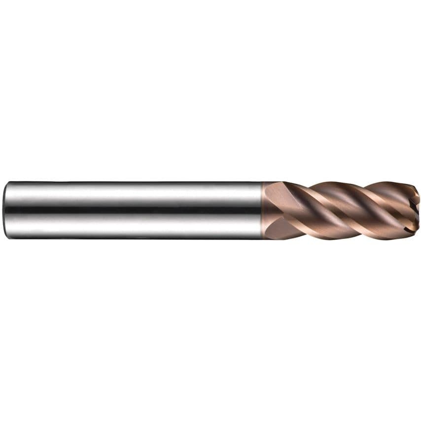 S523 8.00MM X 0.5MMR 4FL Carbide End Mill TiSiN