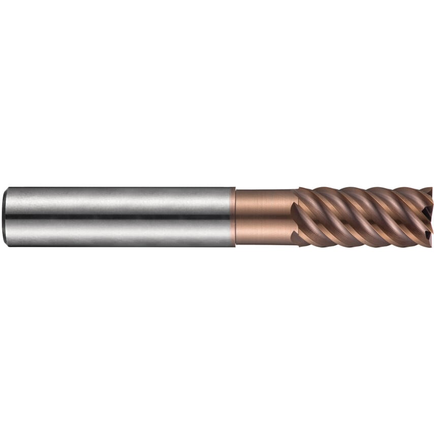 S525 10mm Carbide TiSiN Multi-Flu TE Short Series End Mill