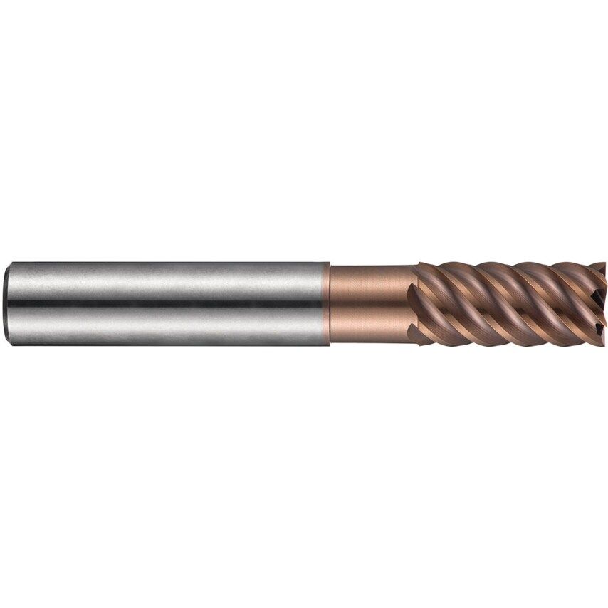 S525 6MM Carbide TiSiN Multi-flute Short Series End Mill