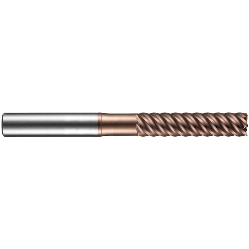S526 12.00mm Carbide Multi Flute Long Series End Mill - TiSiN Coated